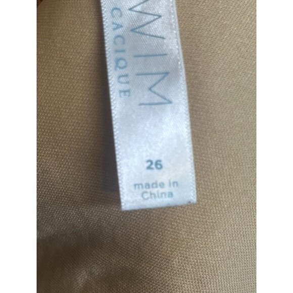 Cacique One Piece Polka Dot Swim 22 Pink Ruffle Beach Euro Summer Feminine Retro - Picture 4 of 13